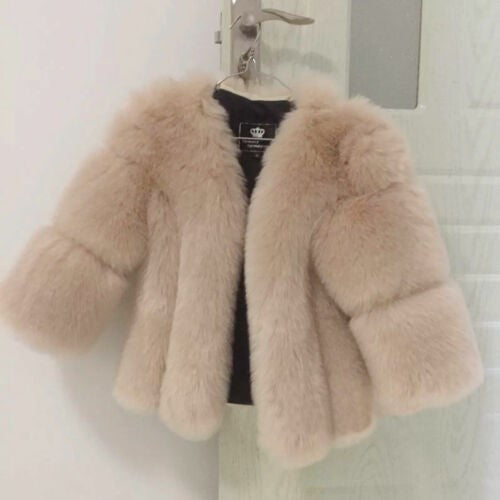 Women's Fluffy Coat with Wide-Cut Sleeves