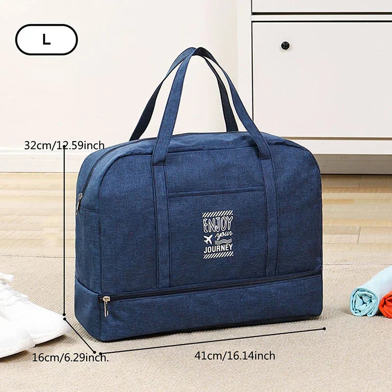 Women's Foldable Travel Duffel Bag | Large Weekender Bag | Cabin Luggage for Travel, Daily Use and Sports
