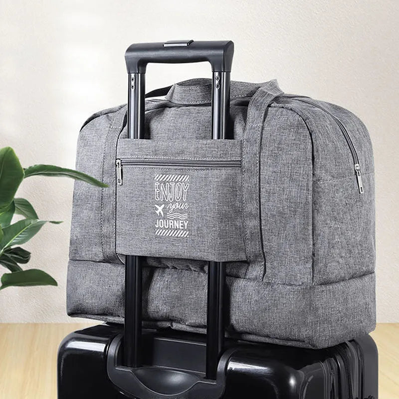 Women's Foldable Travel Duffel Bag | Large Weekender Bag | Cabin Luggage for Travel, Daily Use and Sports
