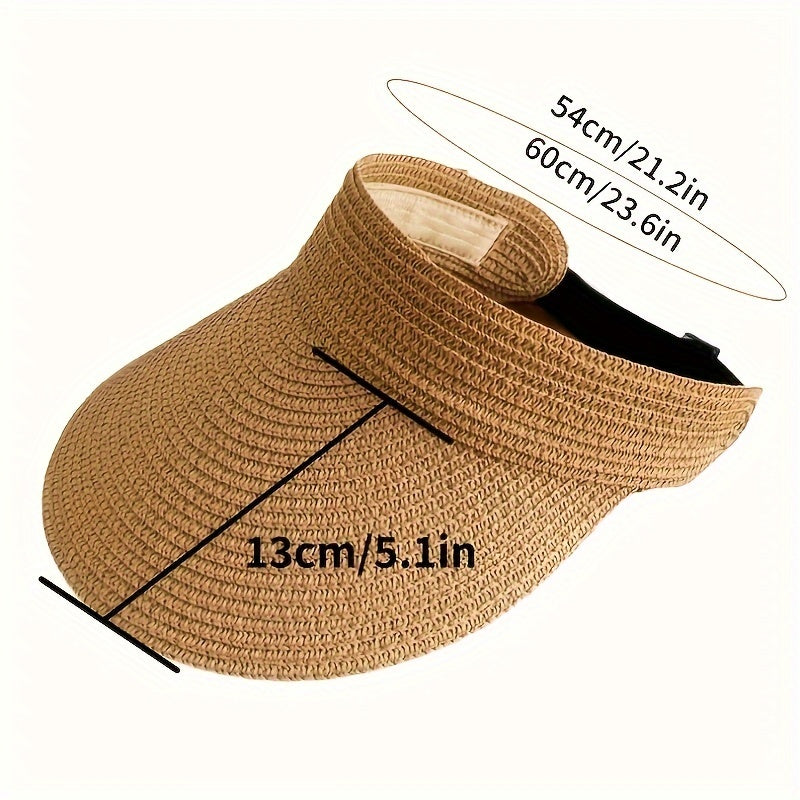 Women's Foldable Wide-Brim Sun Visor