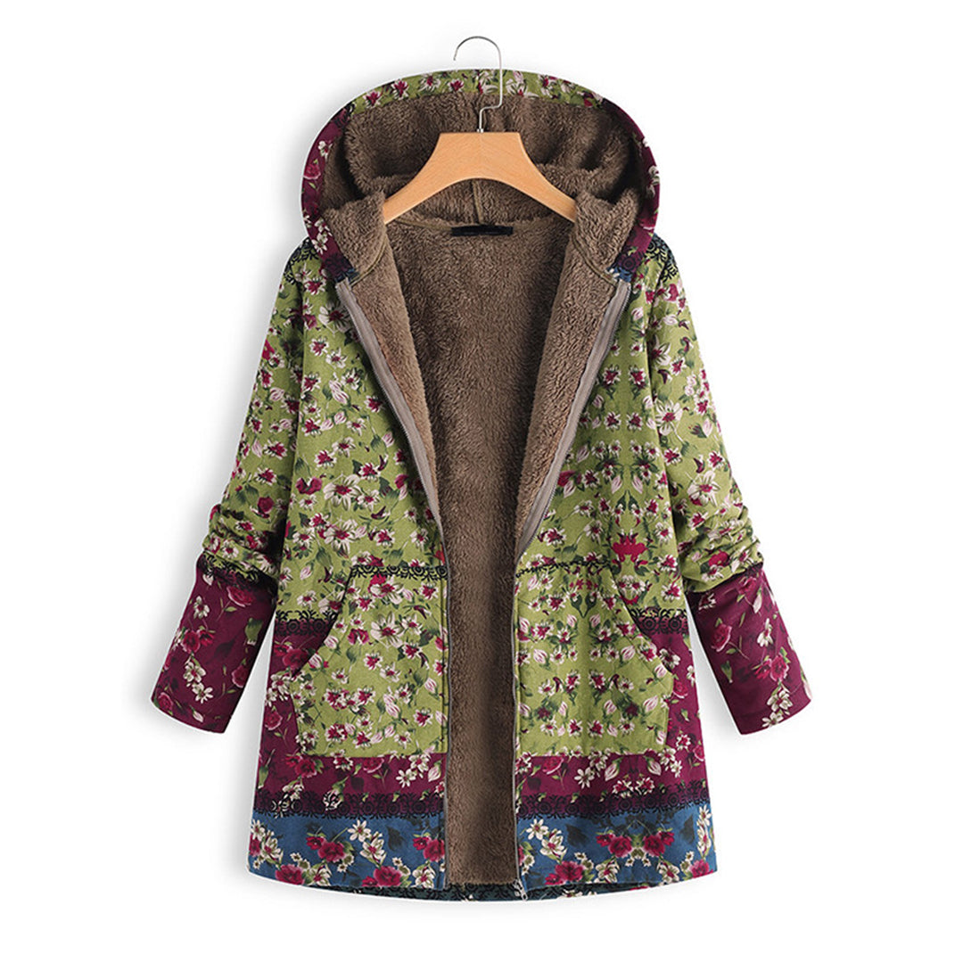 Women's Hooded Floral Jacket