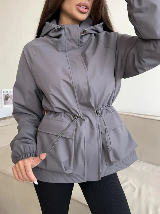 Women's Hooded Long Coat