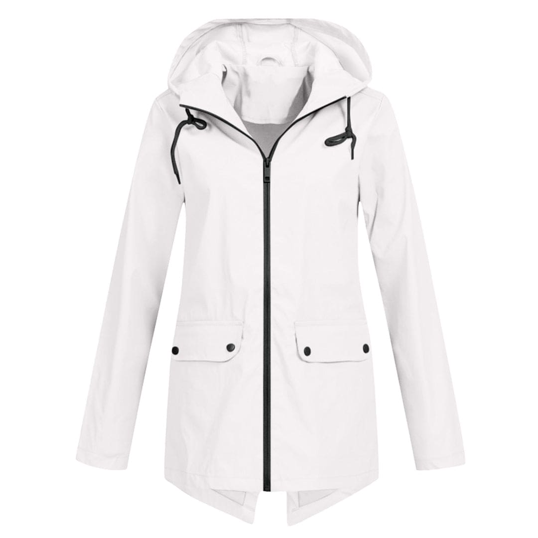 Women's Hooded Mid-Length Anorak Coat