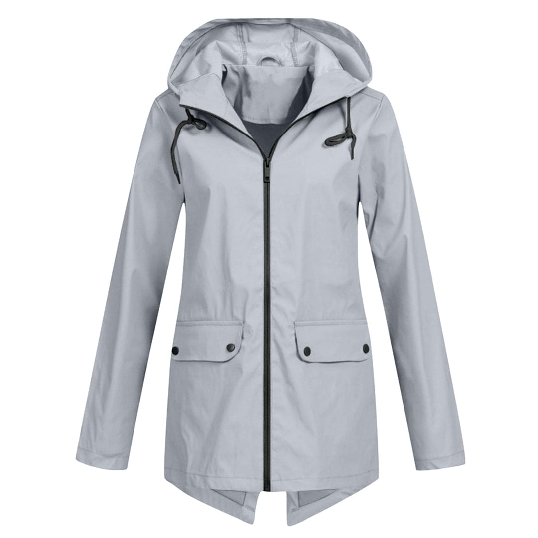 Women's Hooded Mid-Length Anorak Coat