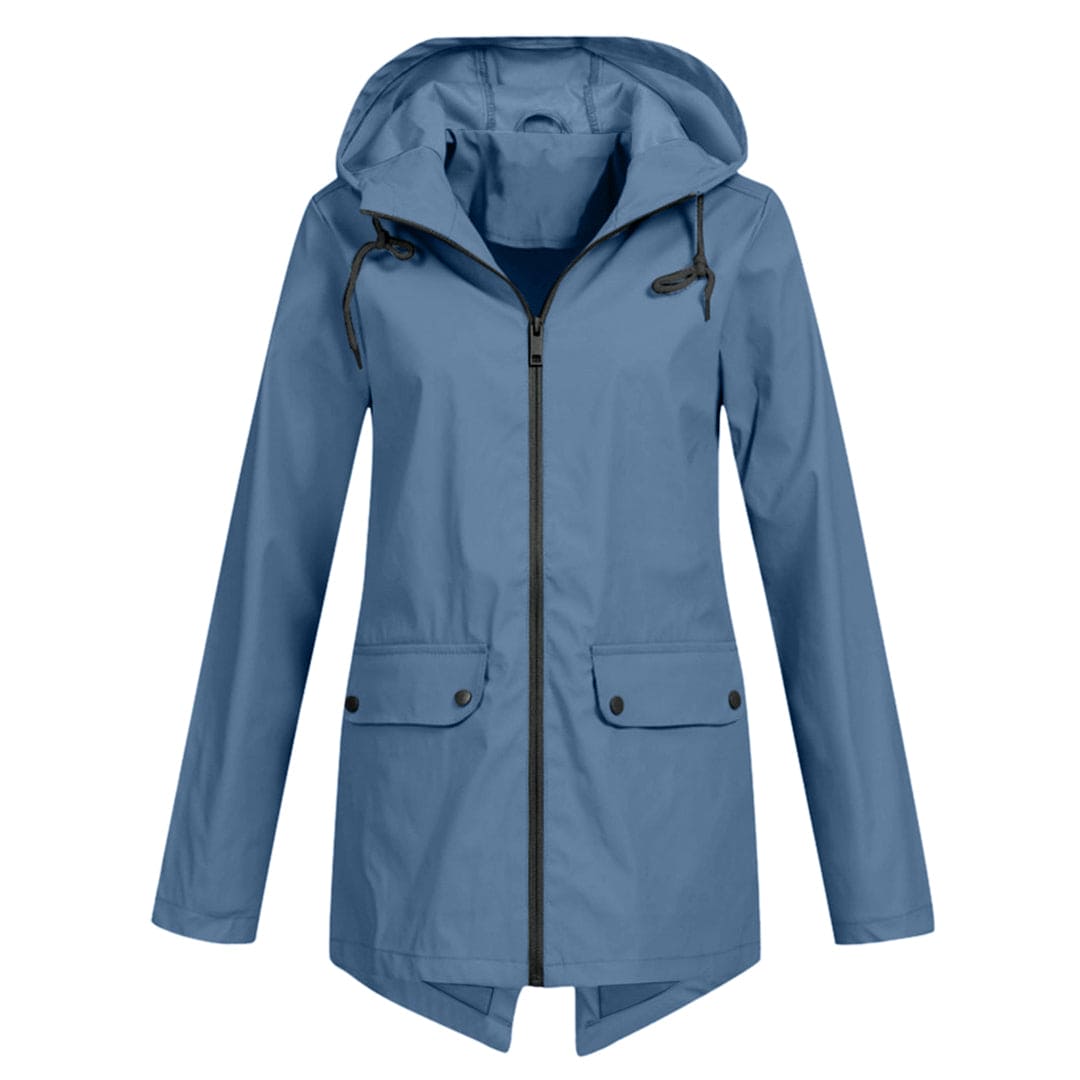 Women's Hooded Mid-Length Anorak Coat