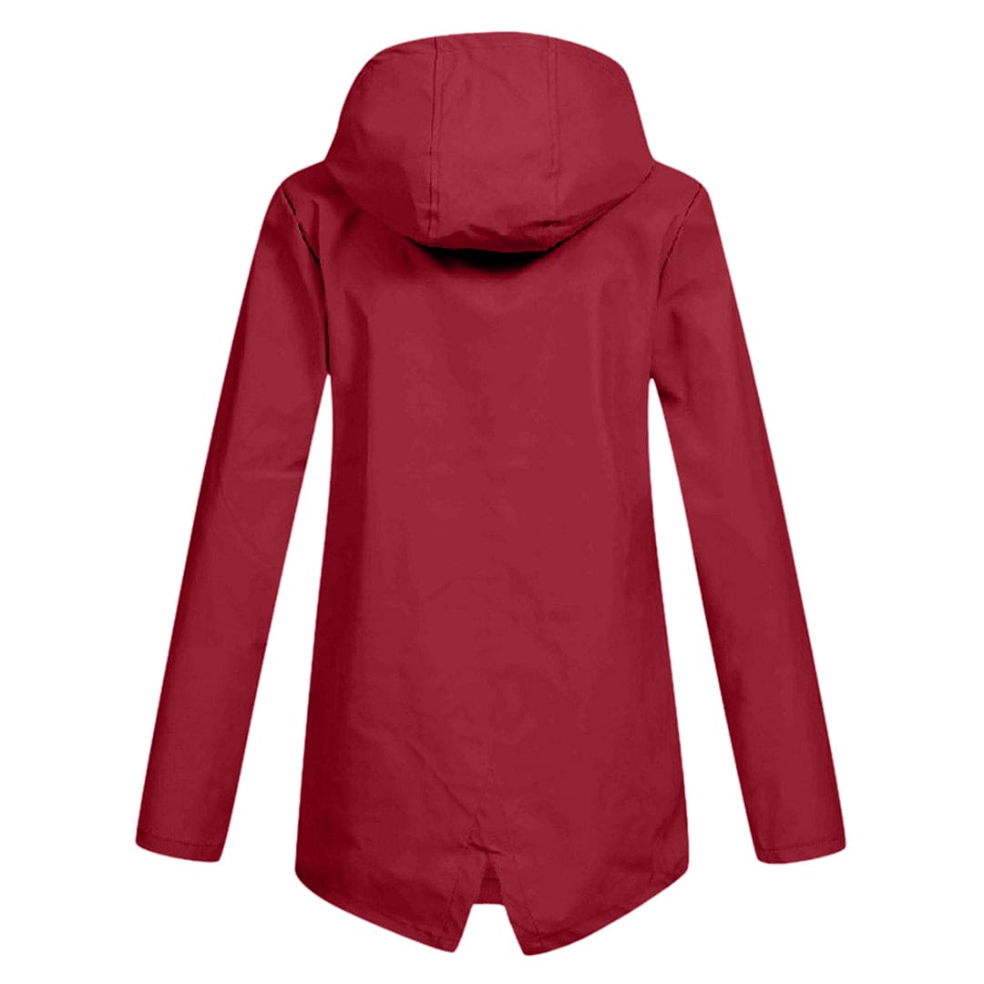 Women's Hooded Mid-Length Anorak Coat