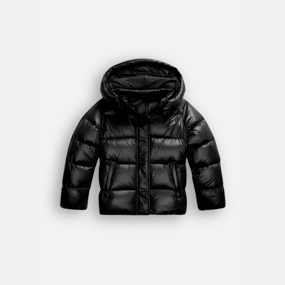 Women's Hooded Padded Puffer Jacket – Warm Winter Design