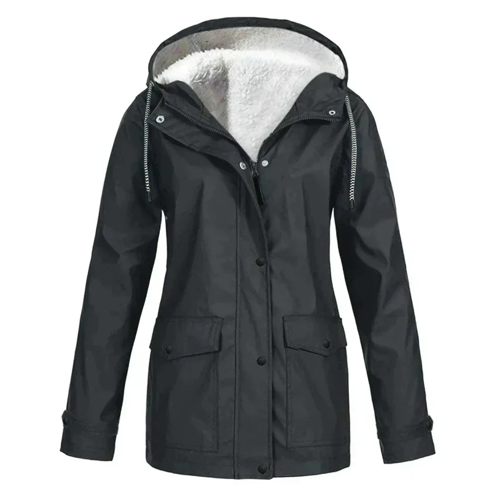 Women's Hooded Raincoat