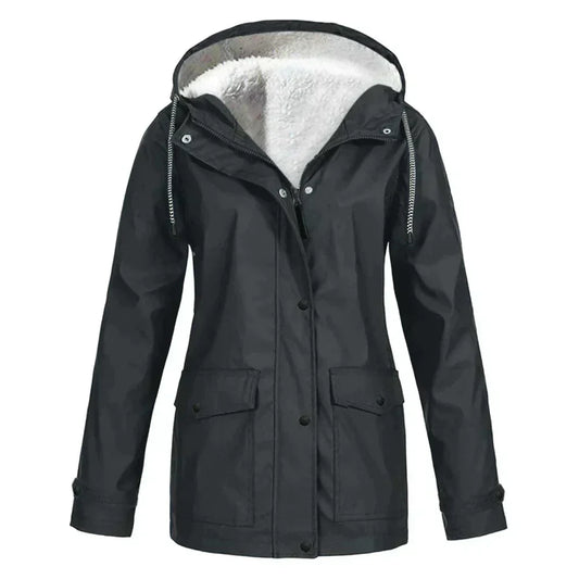 Women's Hooded Raincoat