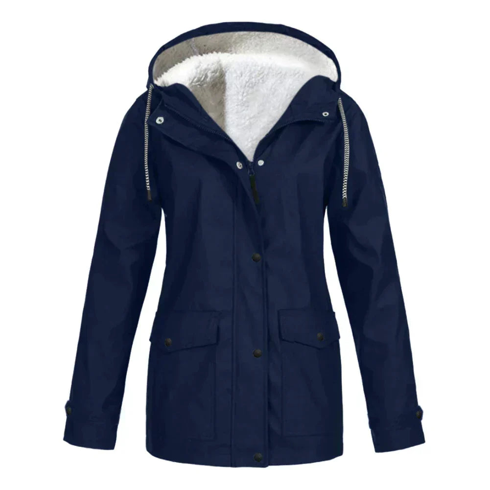 Women's Hooded Raincoat