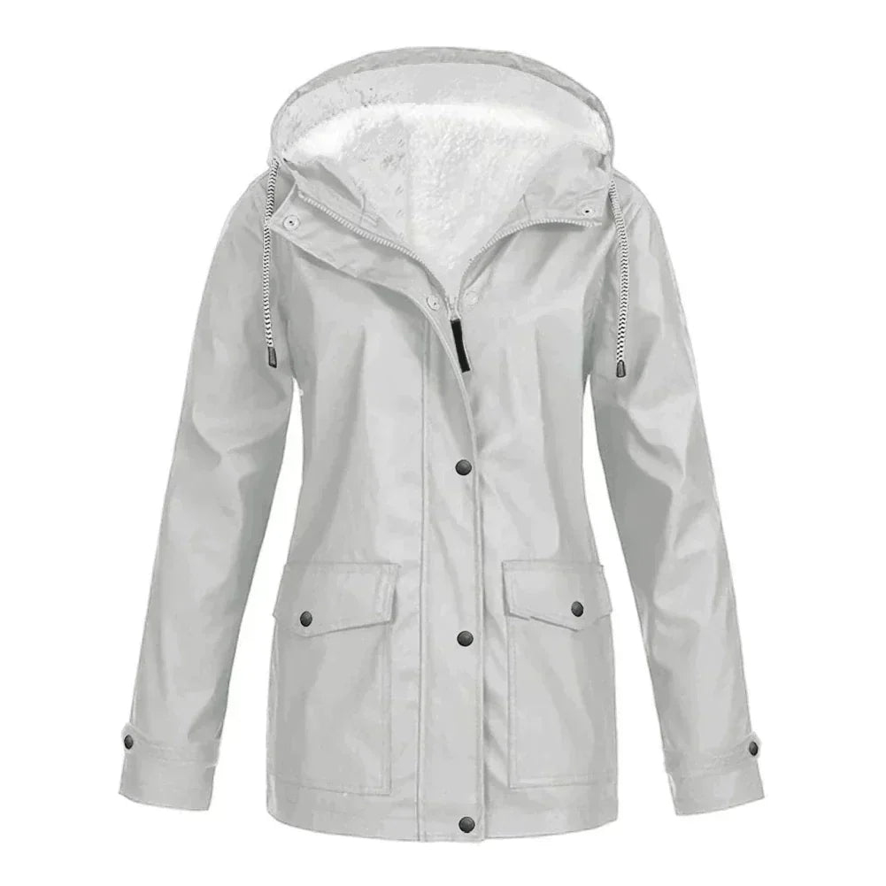 Women's Hooded Raincoat