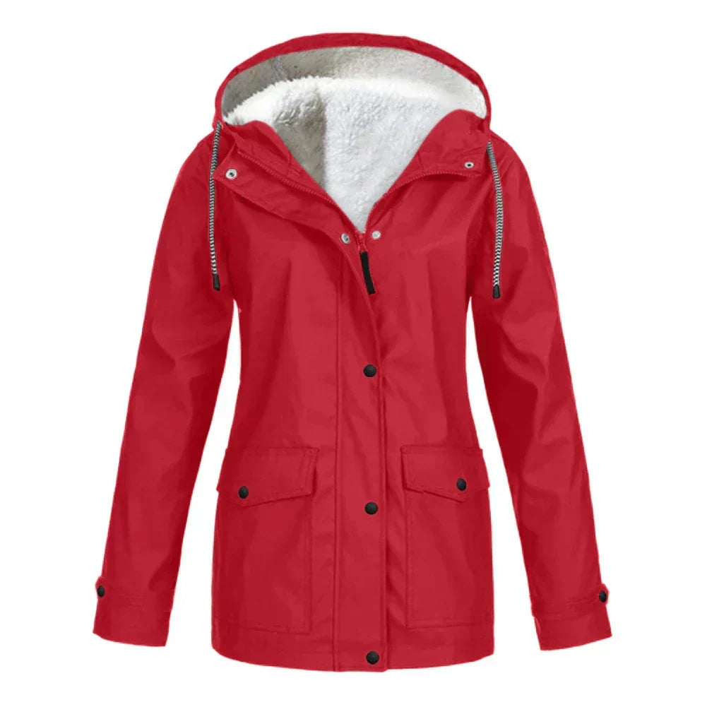 Women's Hooded Raincoat