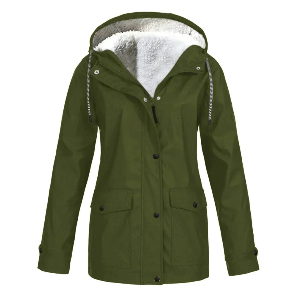 Women's Hooded Raincoat