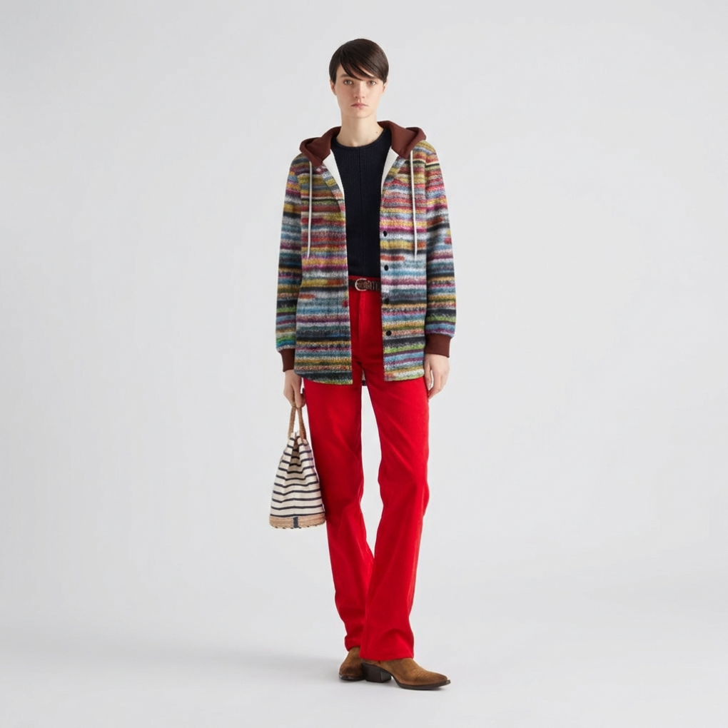 Women's Hooded Winter Cardigan