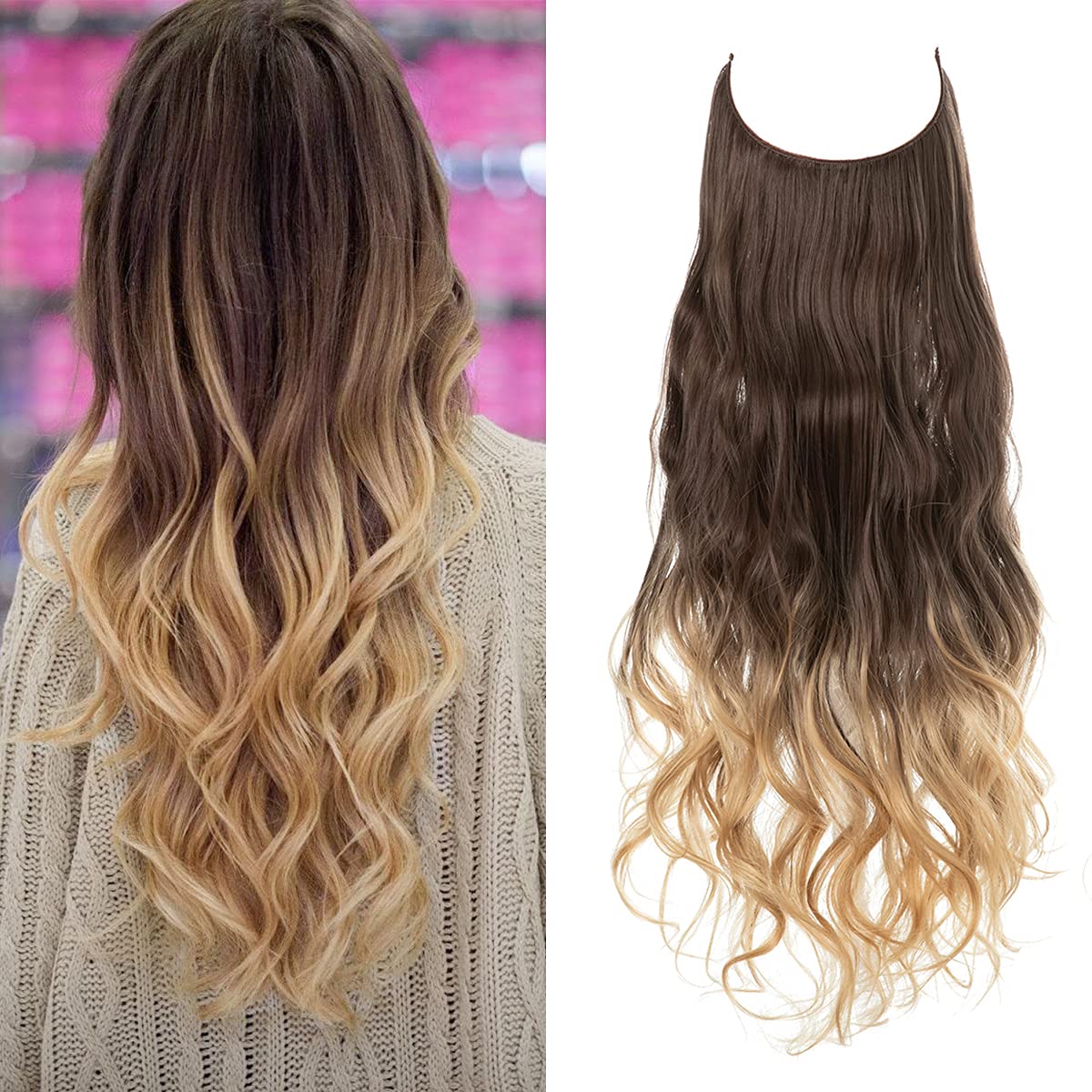 Women's Invisible Hair Extensions – Natural Look