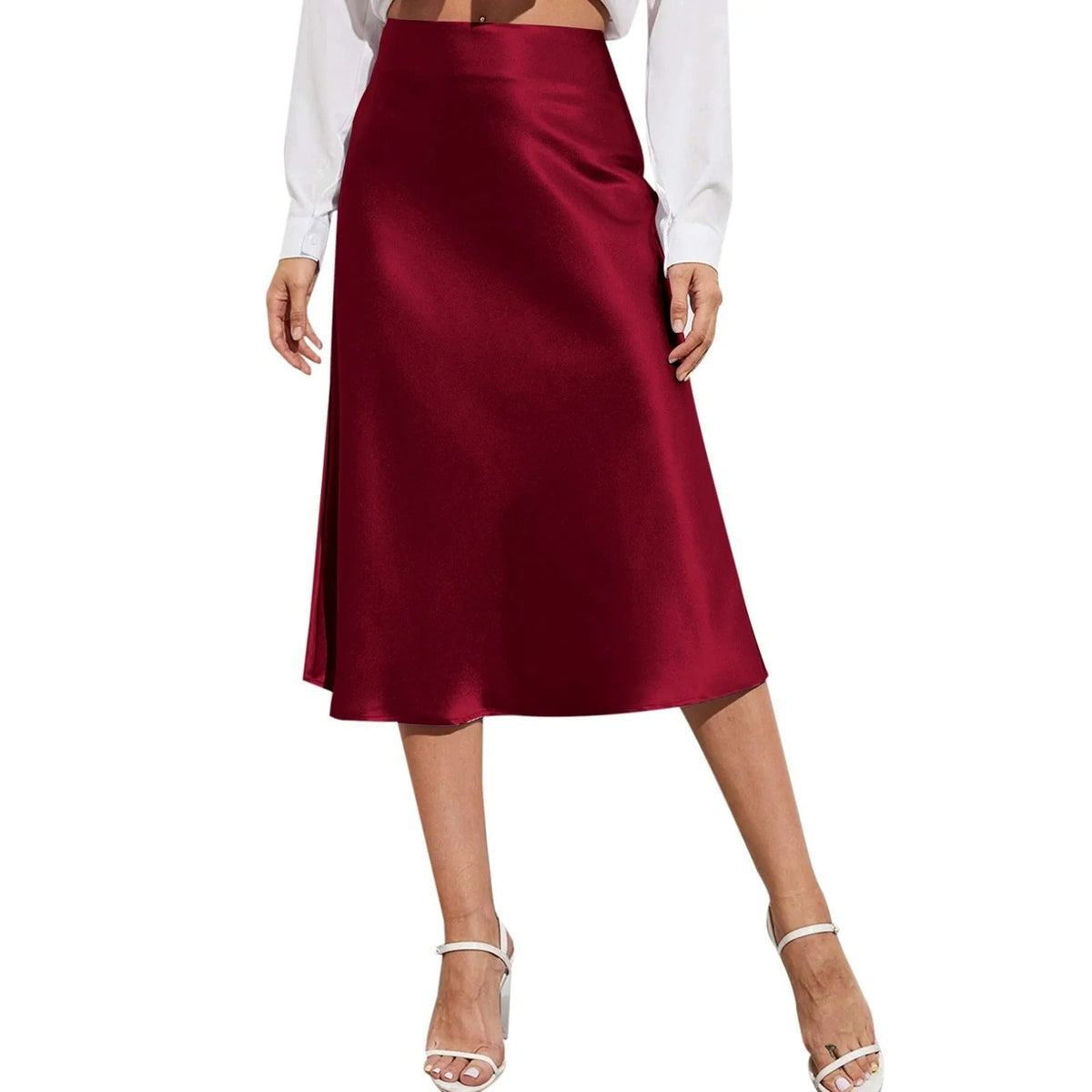 Women's Knee-Length A-Line Skirt