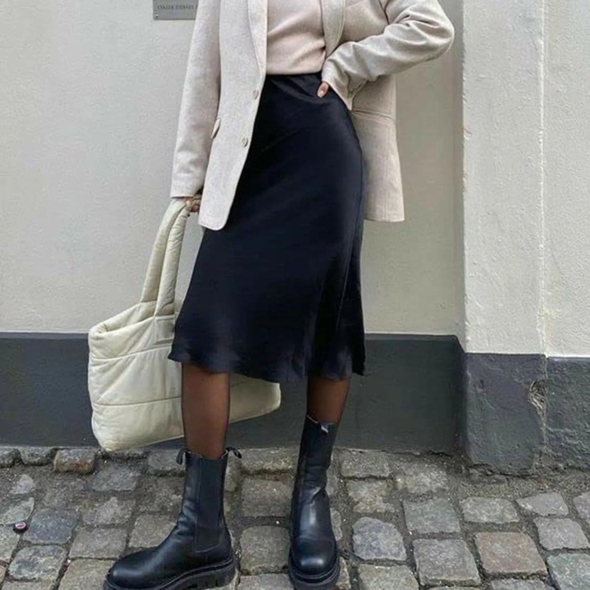 Women's Knee-Length A-Line Skirt