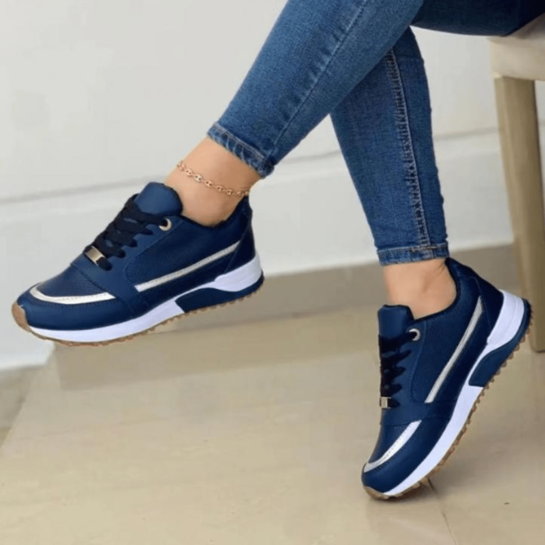 Women's Lace-Up Platform Sneakers