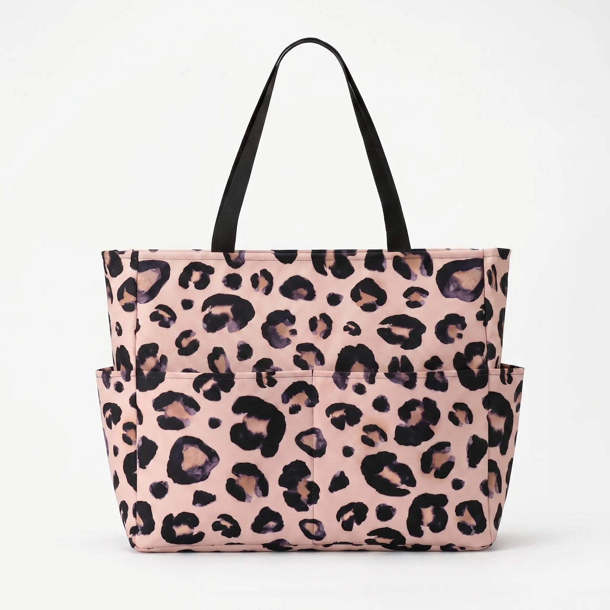 Women's Leopard Print Beach Tote Bag
