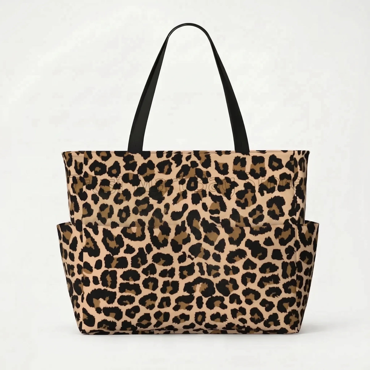 Women's Leopard Print Beach Tote Bag