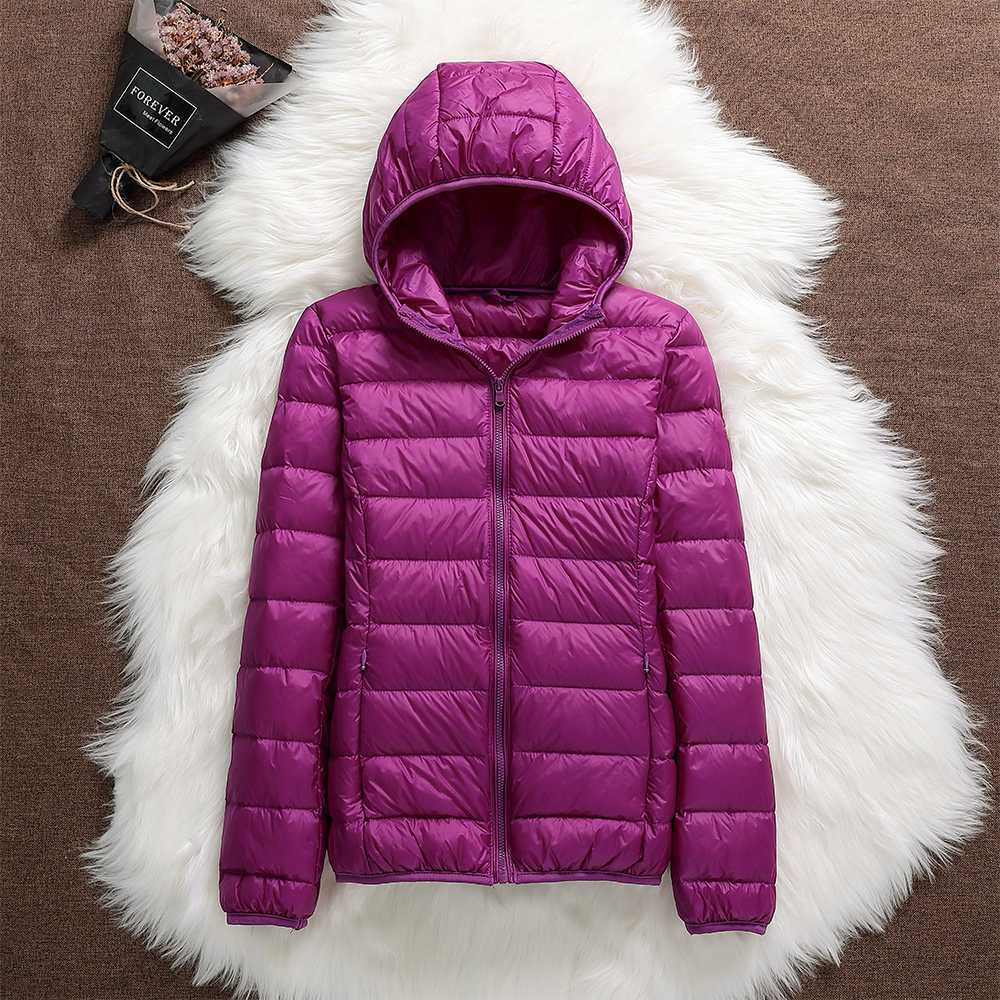 Women's Lightweight Hooded Puffer Jacket