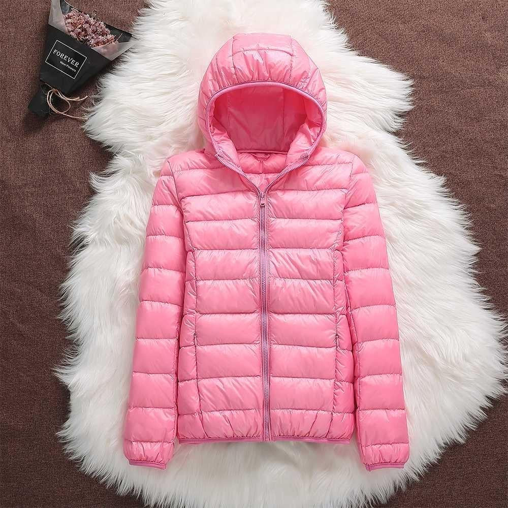Women's Lightweight Hooded Puffer Jacket