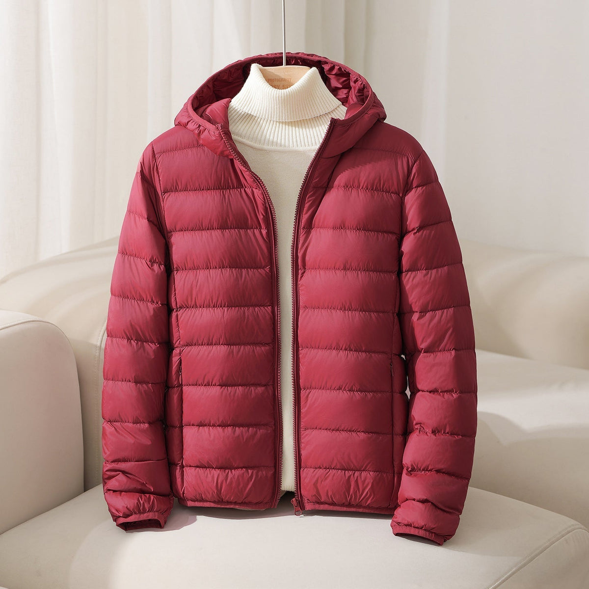 Women's Lightweight Hooded Quilted Jacket
