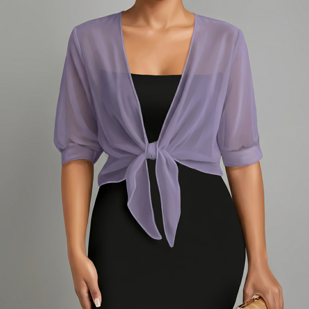 Women's Lightweight Shawl-Collar Cardigan Jacket