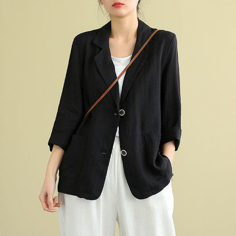 Women's Lightweight Tailored Blazer with Pockets