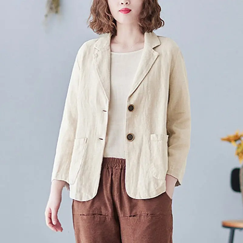 Women's Lightweight Tailored Blazer with Pockets