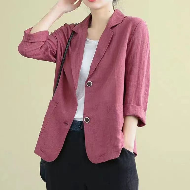 Women's Lightweight Tailored Blazer with Pockets