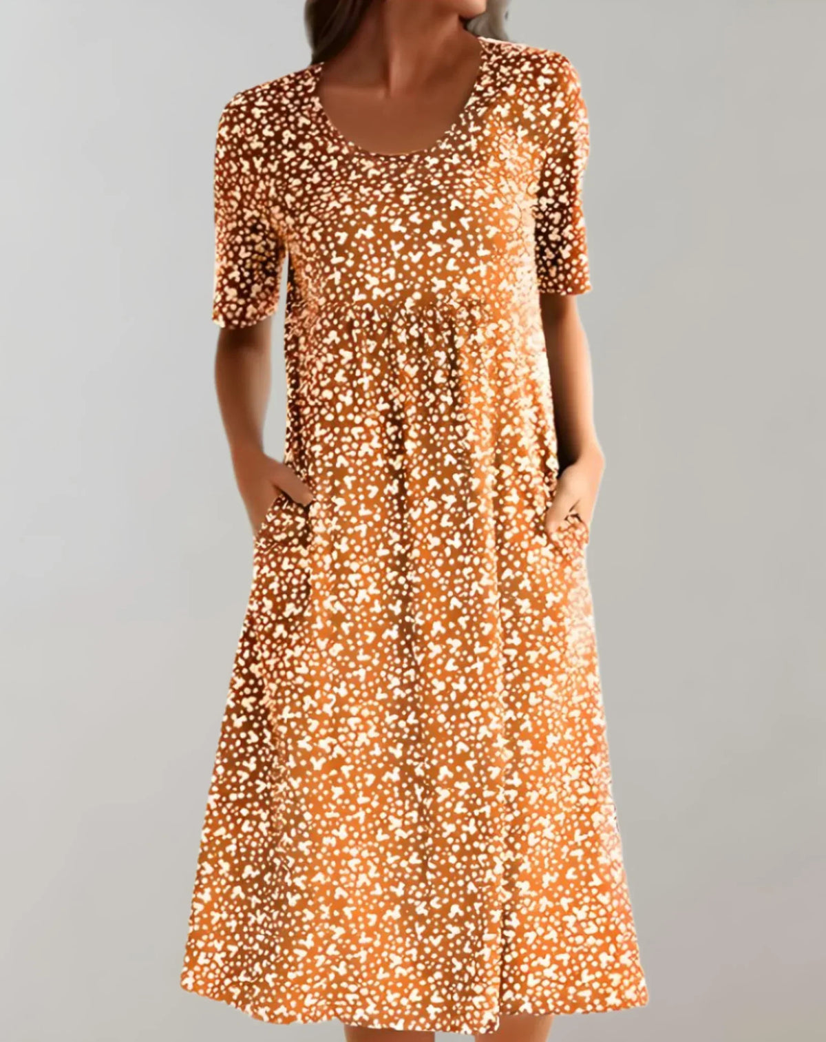 Women's Lightweight V-Neck Casual Dress