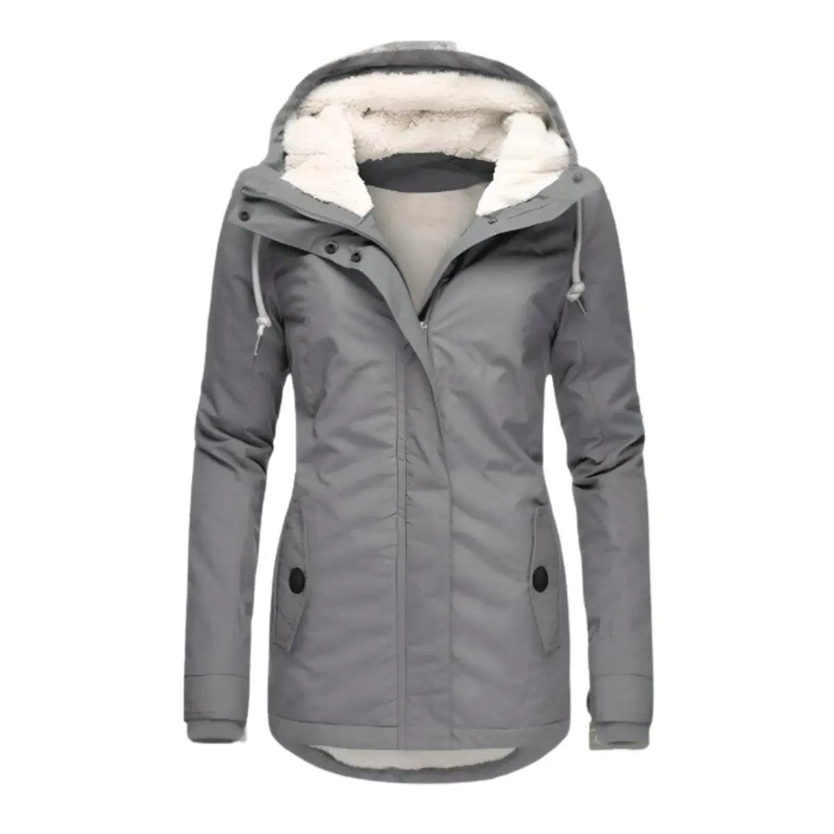 Women's Lined Hooded Waterproof Winter Coat