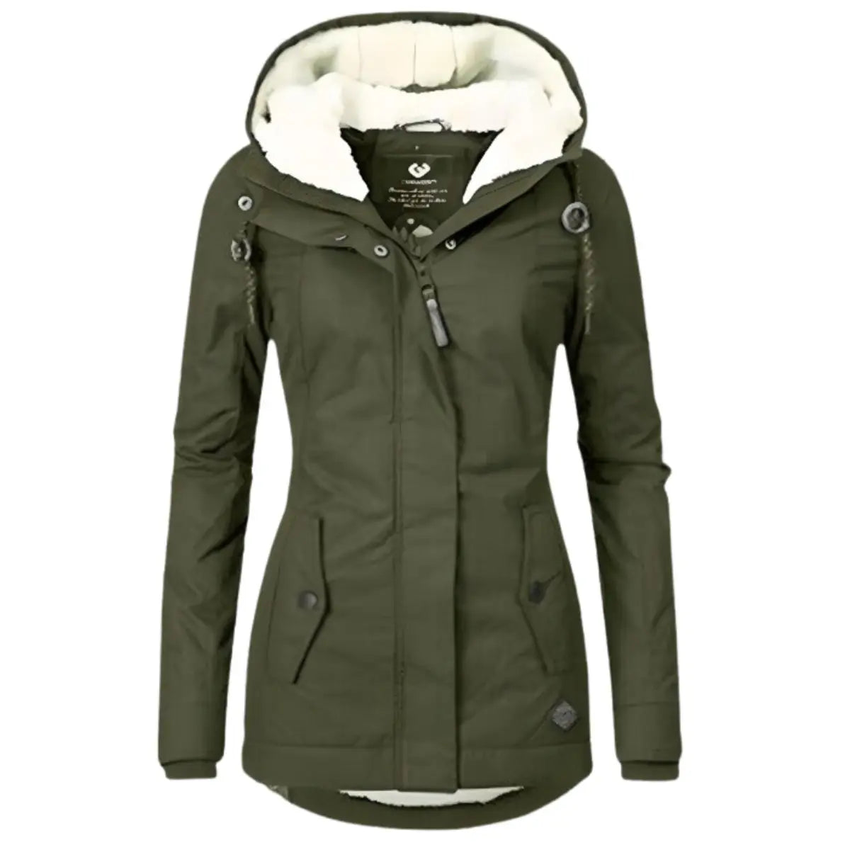 Women's Lined Hooded Waterproof Winter Coat