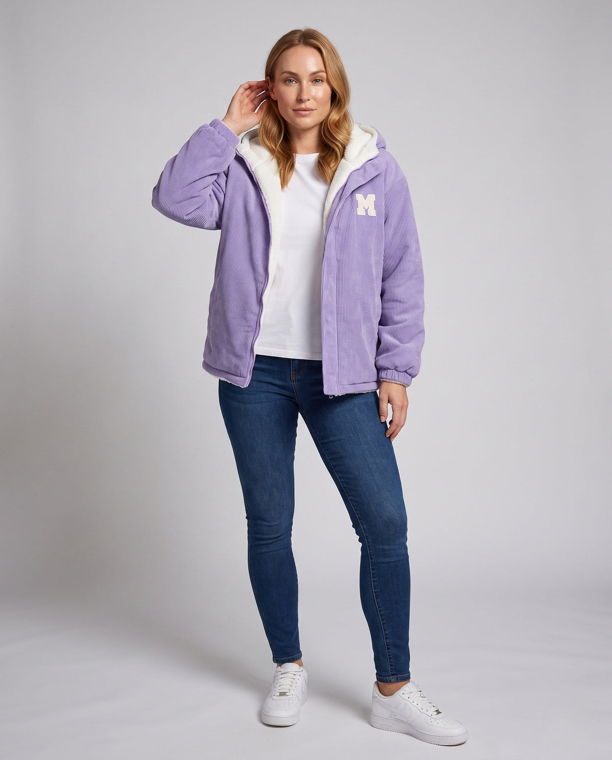Women's Lined Jacket with Pockets