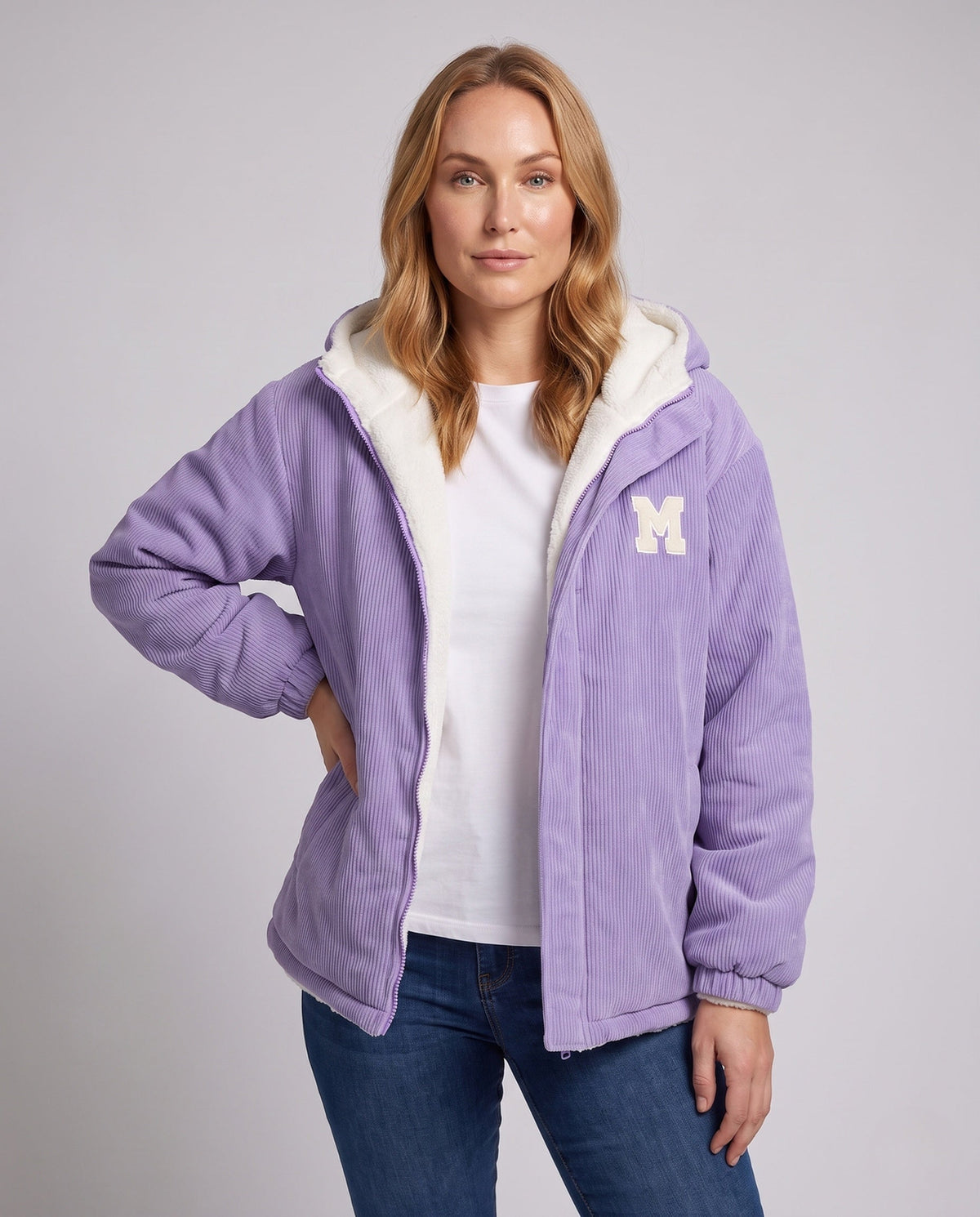 Women's Lined Jacket with Pockets