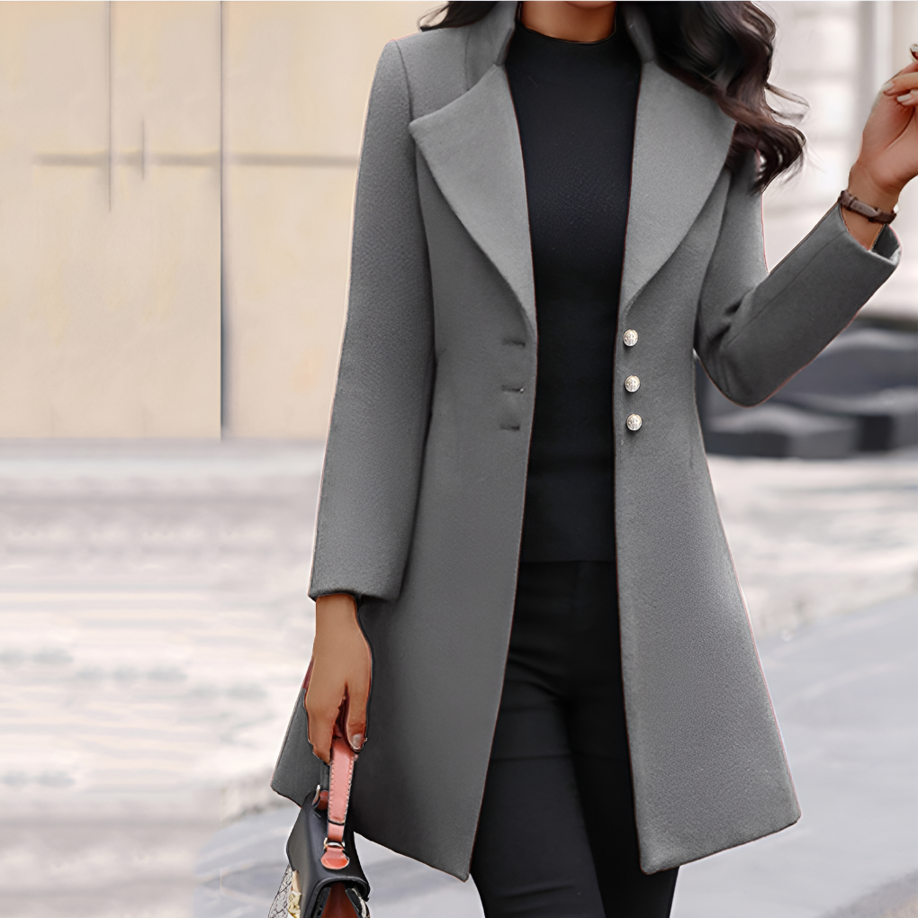 Women's Long 3-Button Coat