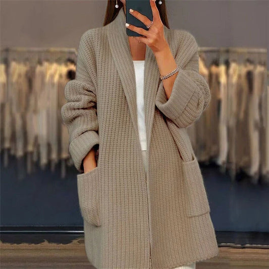 Women's Long Open-Front Cardigan