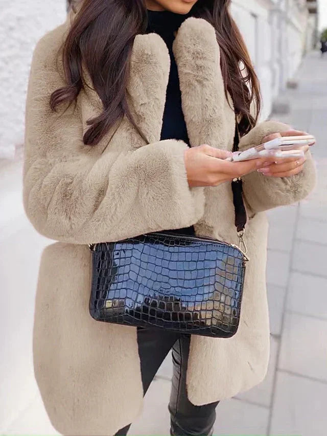 Women's Long Open Front Coat