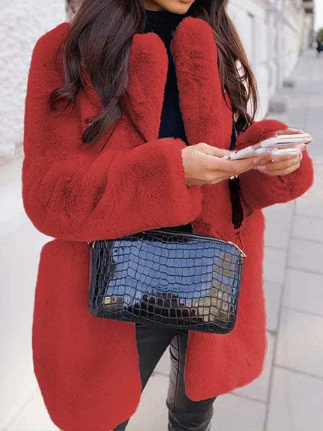 Women's Long Open Front Coat