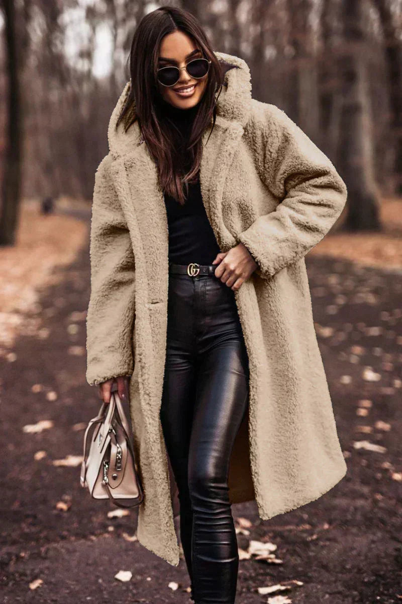 Women's Long Oversized Hooded Coat