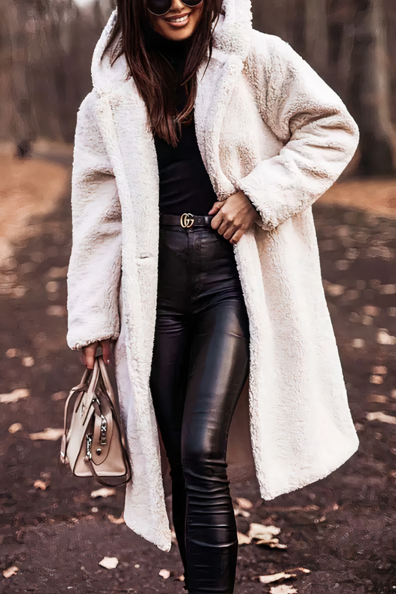 Women's Long Oversized Hooded Coat