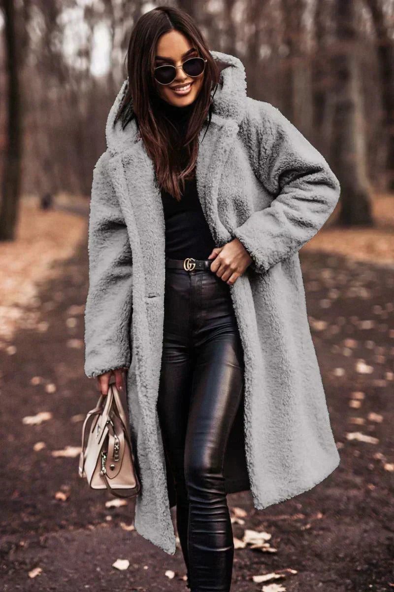 Women's Long Oversized Hooded Coat