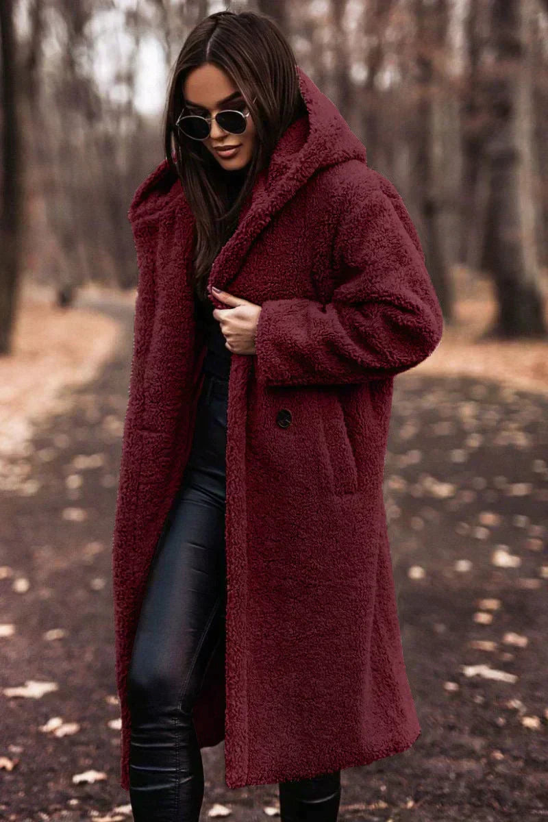 Women's Long Oversized Hooded Coat