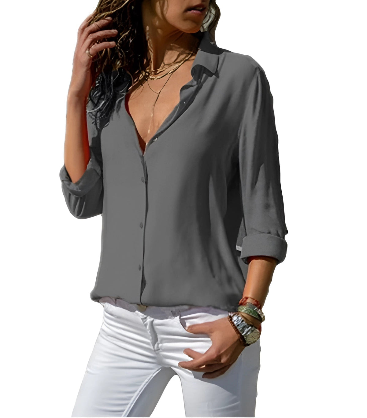 Women's Long-Sleeve Blouse - Autumn Collection