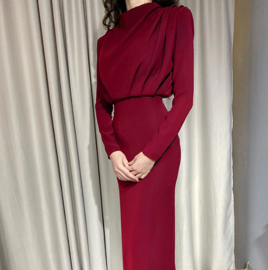 Women's Long-Sleeved Dress - Stylish & Comfortable for Every Season
