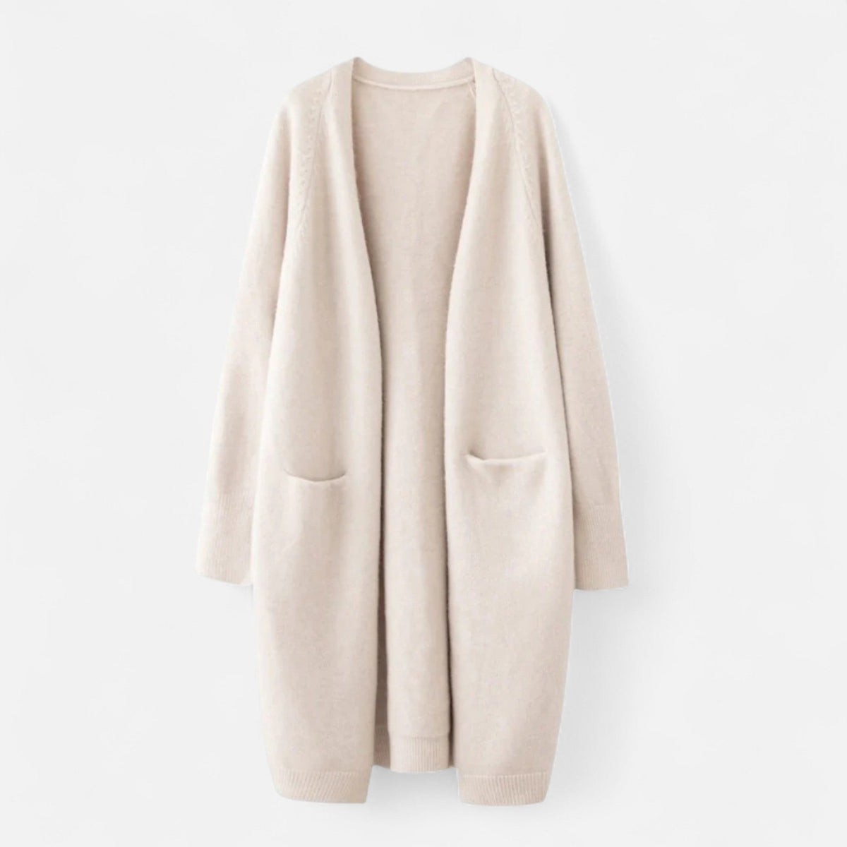 Women's Longline Open-Front Cardigan Coat