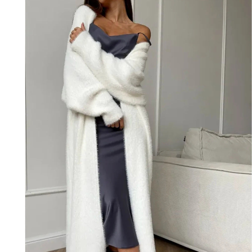 Women's Loose Fit Long Cardigan