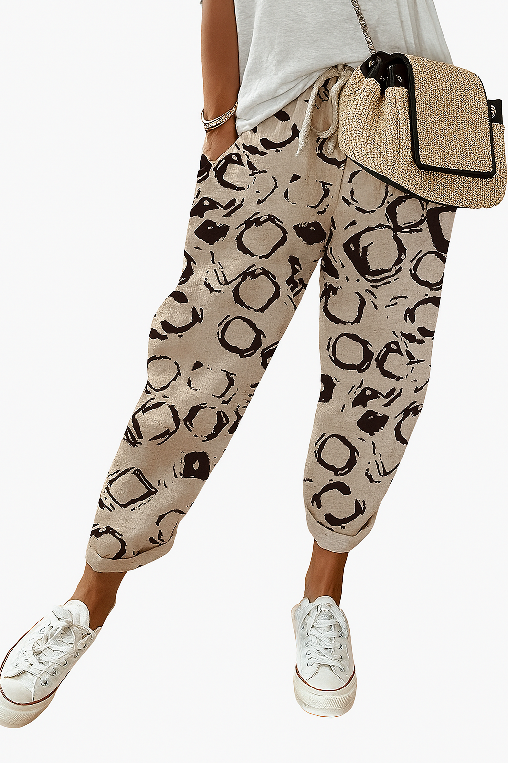 Women's Loose Printed Pants