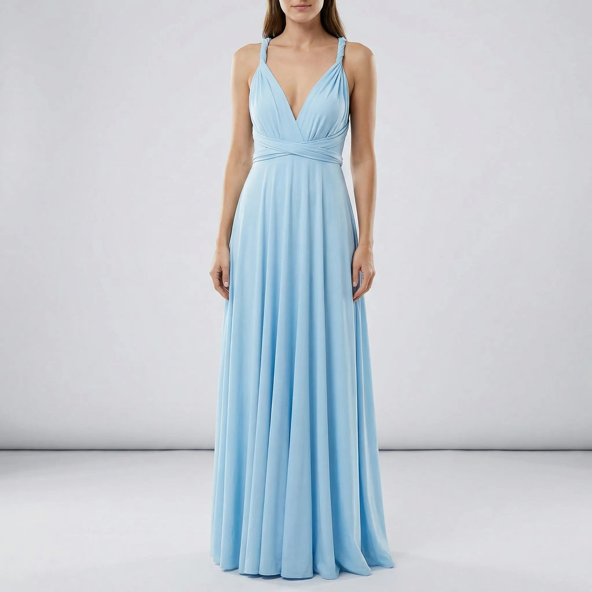 Women's Maxi Wrap Dress for an Elegant Silhouette